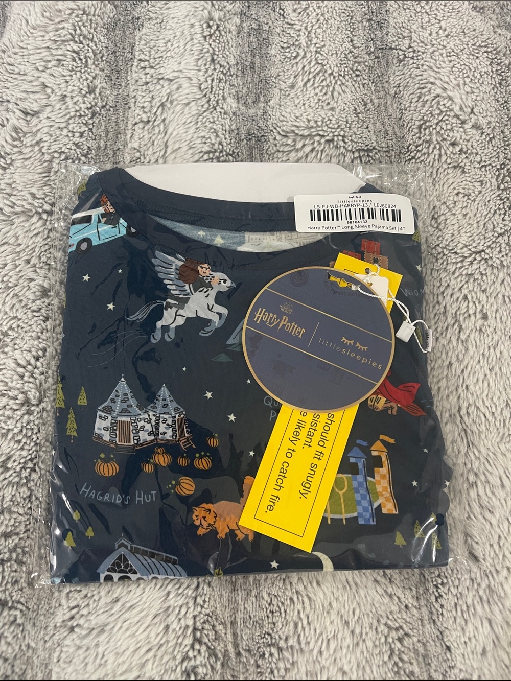NIB LITTLE SLEEPIES HARRY POTTER PAJAMAS